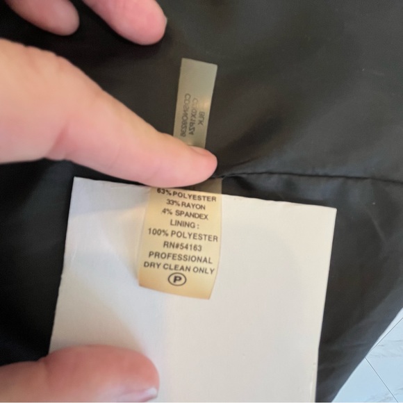 Calvin Klein Black Size 4 Dress Beautiful Tailored Like New Dress - Picture 8 of 9